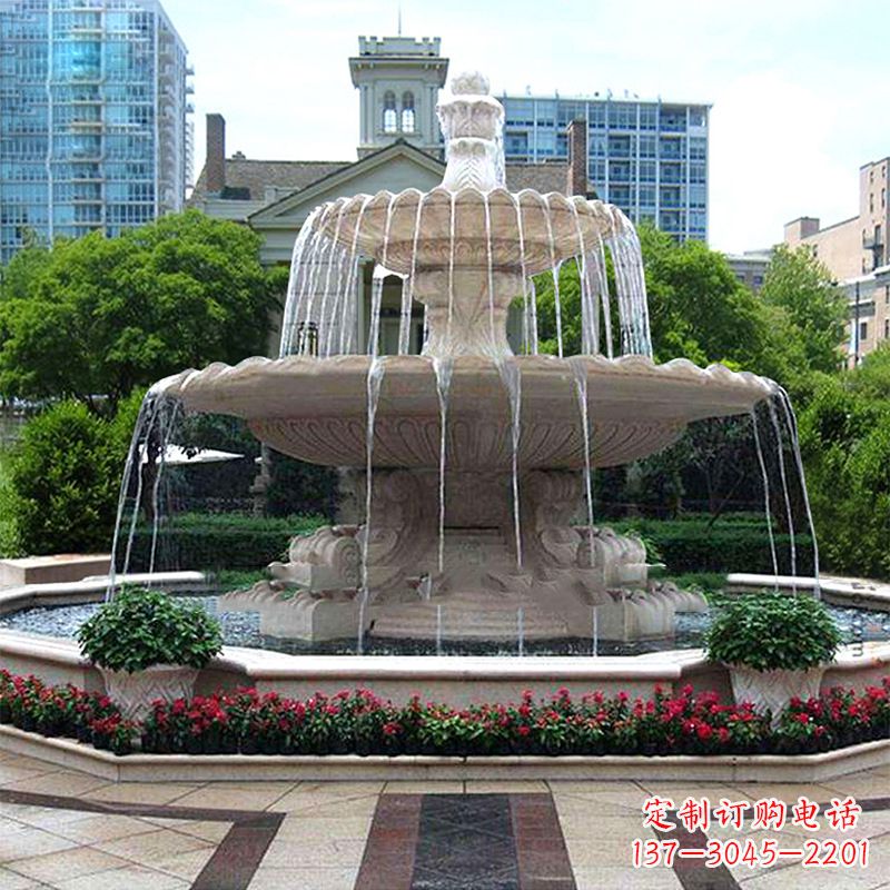 山西优质喷泉石雕,造就美好风水
