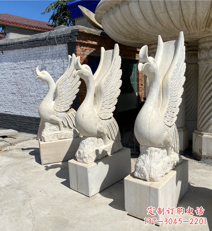 山西金羽天鹅雕塑,给您的公园带来浪漫景致