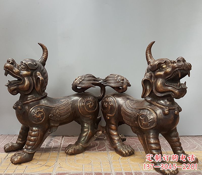 山西传统工艺:貔貅雕塑