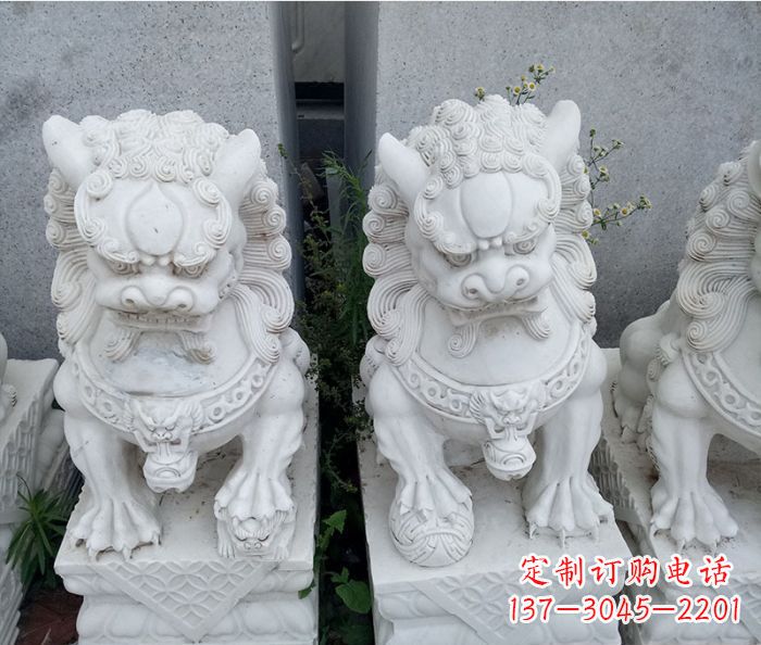 山西中领雕塑大理石狮子雕塑