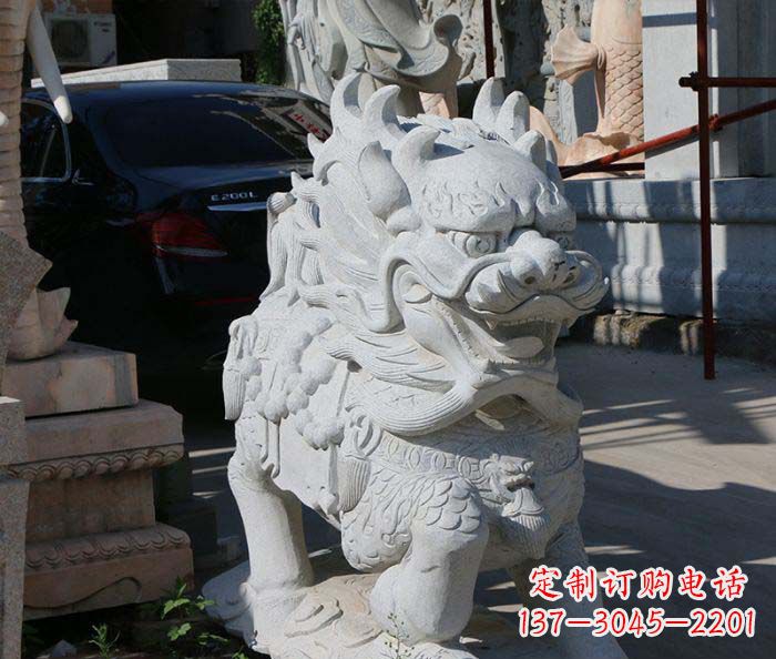 山西精致的麒麟雕塑,艺术之美绽放世间