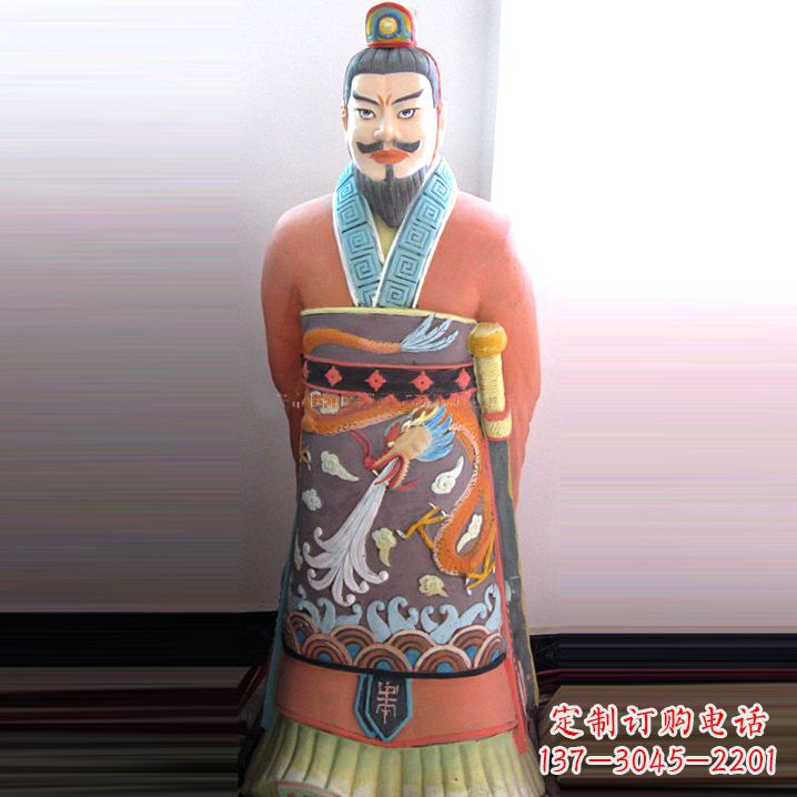 山西中国领先的秦始皇钢玻璃雕塑