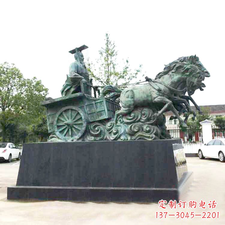 山西秦始皇雕塑,震撼历史魅力