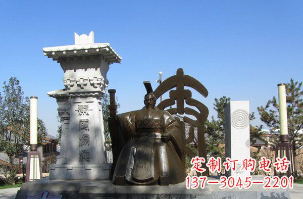 山西秦始皇雕塑,精致细腻,传承历史之美