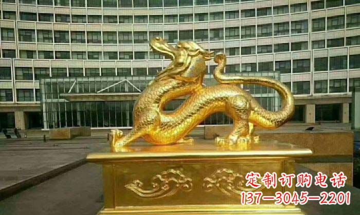 山西正宗青龙铜雕,精致细腻的艺术品