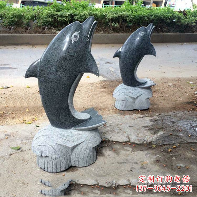 山西青石海豚雕塑--精致好看与象征意义一起令人惊叹
