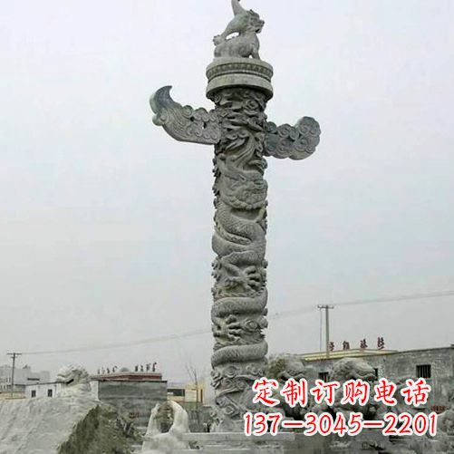 山西青石华表雕塑,带您领略至高贵的艺术之美