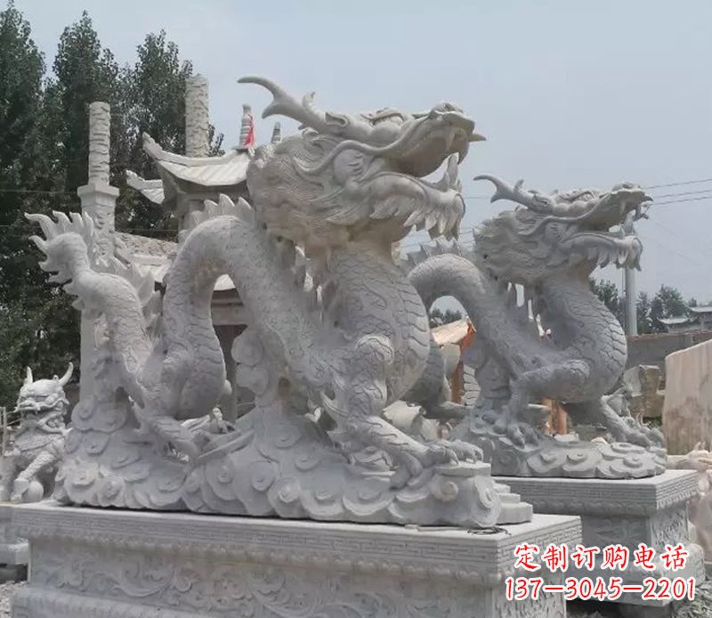山西高质量青石龙雕制作