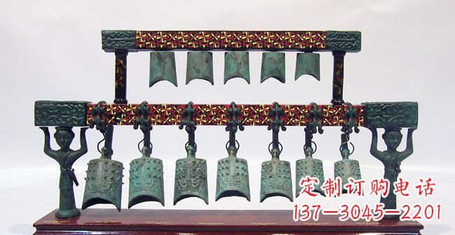 山西青铜编钟古代乐器雕塑