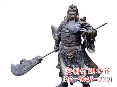 山西关羽青铜雕塑,传承历史的精神