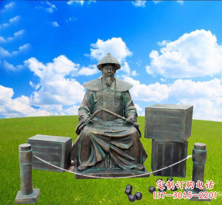 山西青铜雕刻的传奇——林则徐铜雕