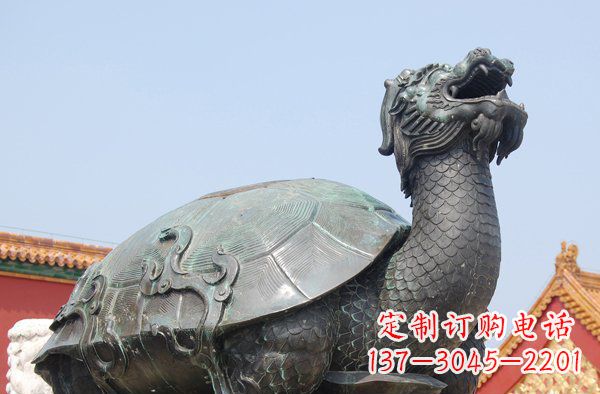 山西青铜龙雕塑,象征传统文化之美