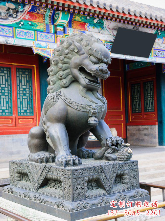 山西青铜狮子雕塑,精美北京狮雕塑
