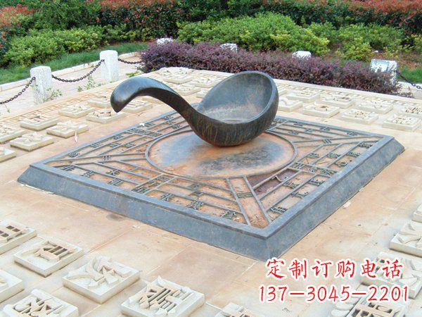 山西青铜司南指南针铜雕