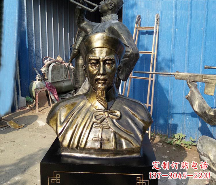 山西经典英雄,林则徐铜雕