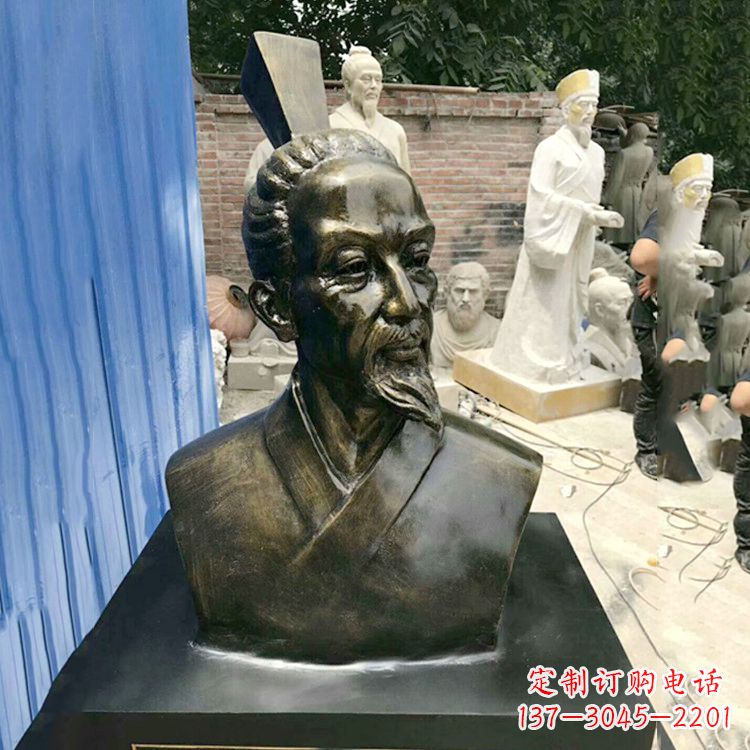 山西屈原雕塑仿铜头像,让您享受美好的艺术之美