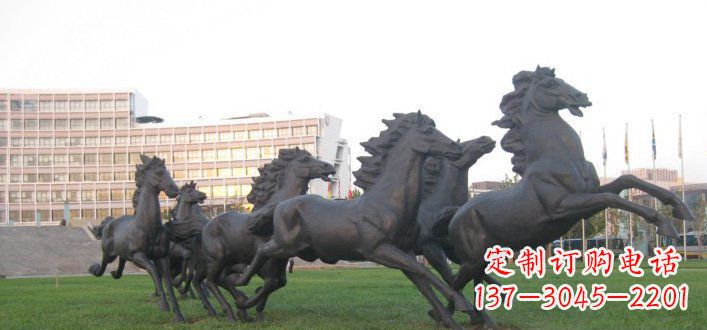 山西群马公园动物铜雕,让艺术描绘你的故事