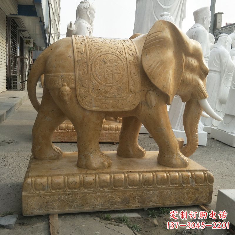 山西中领雕塑定制精美大象雕塑