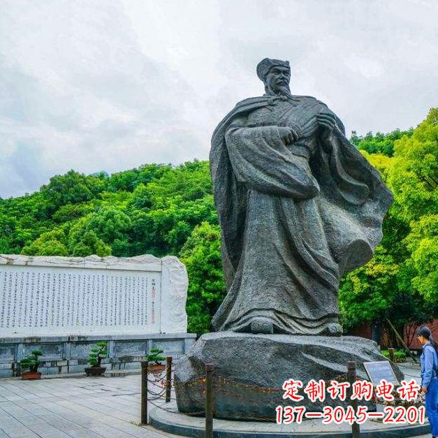 山西汇聚历史荣光——中领雕塑诸葛亮雕塑