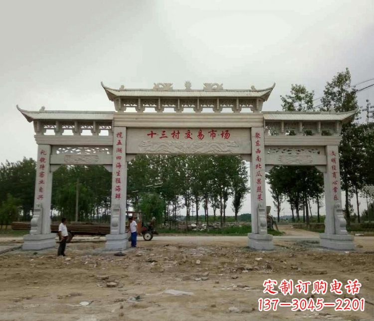 山西精美石牌坊雕塑,令你惊艳无比