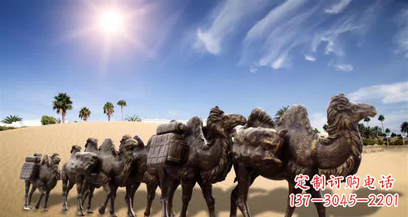 山西中领雕塑沙漠骆驼铜雕制作工艺与定制标准