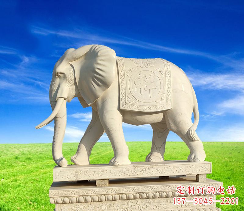山西来自中领雕塑的精美大象雕塑