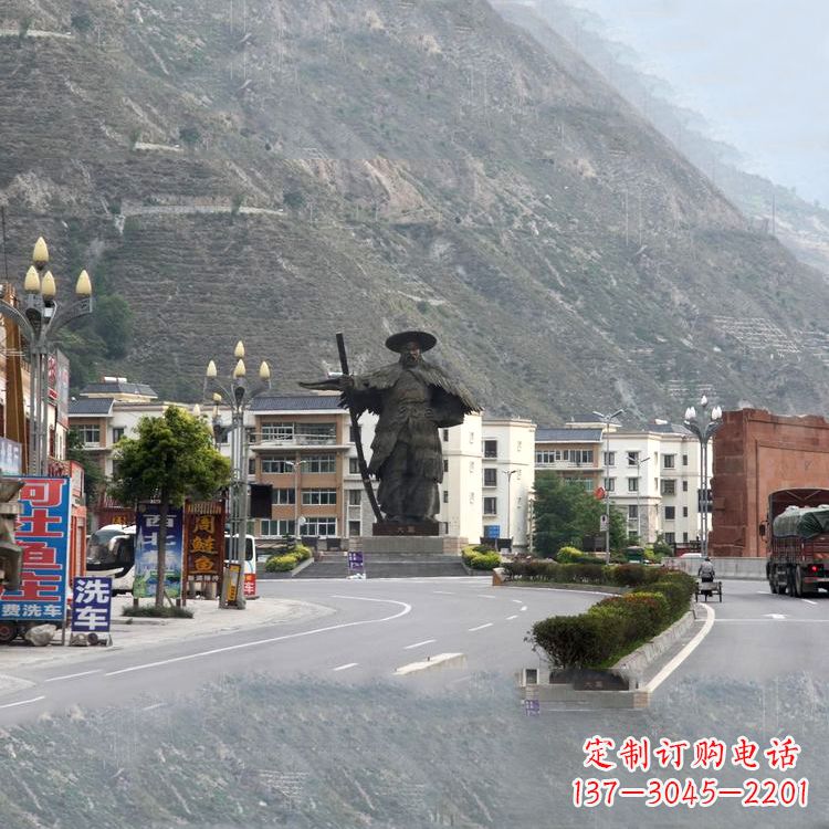 山西唯美雕塑--大禹城市街道景观雕像