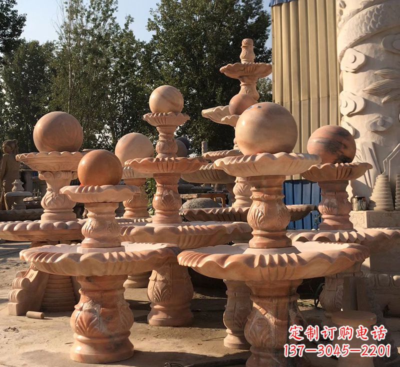 山西精致而优雅的深圳风水球雕塑