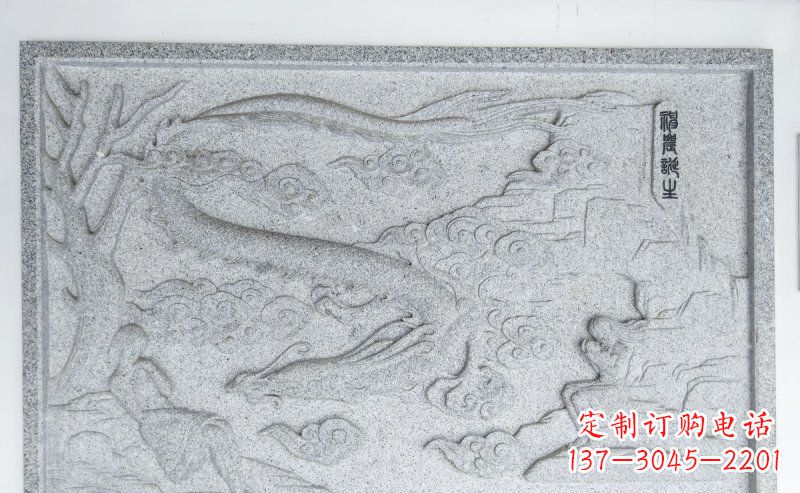 山西大理石龙雕塑,神有其形