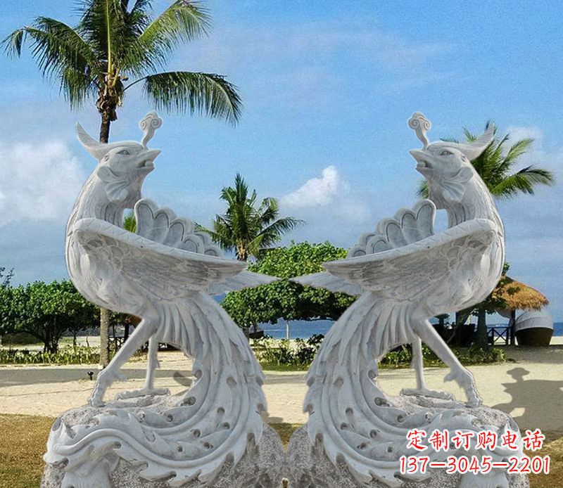 山西精美凤凰石雕,让你的空间闪耀光芒