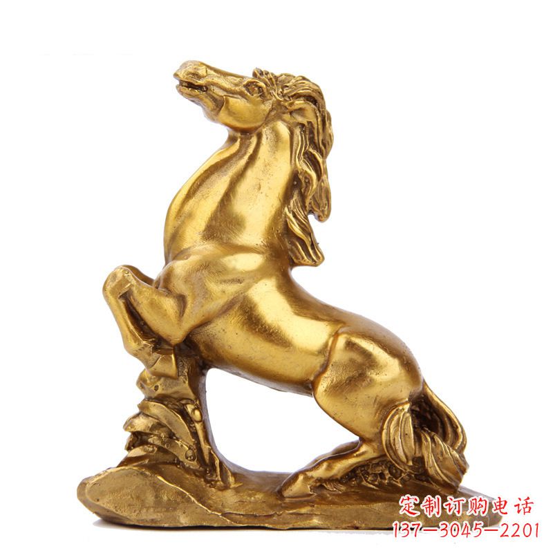 山西精致铸铜马雕塑,古典微雕叠置美感