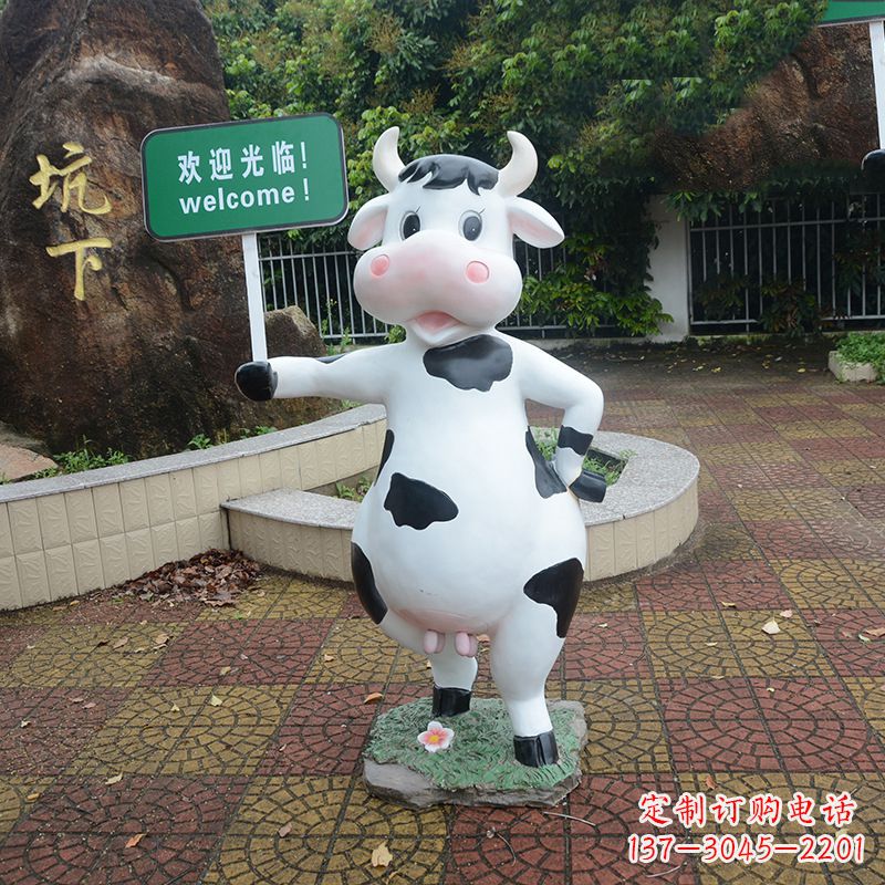 山西中领雕塑:生肖牛卡通雕塑