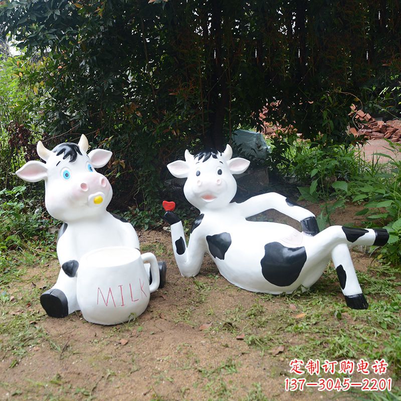 山西中领雕塑出品:生肖牛卡通雕塑