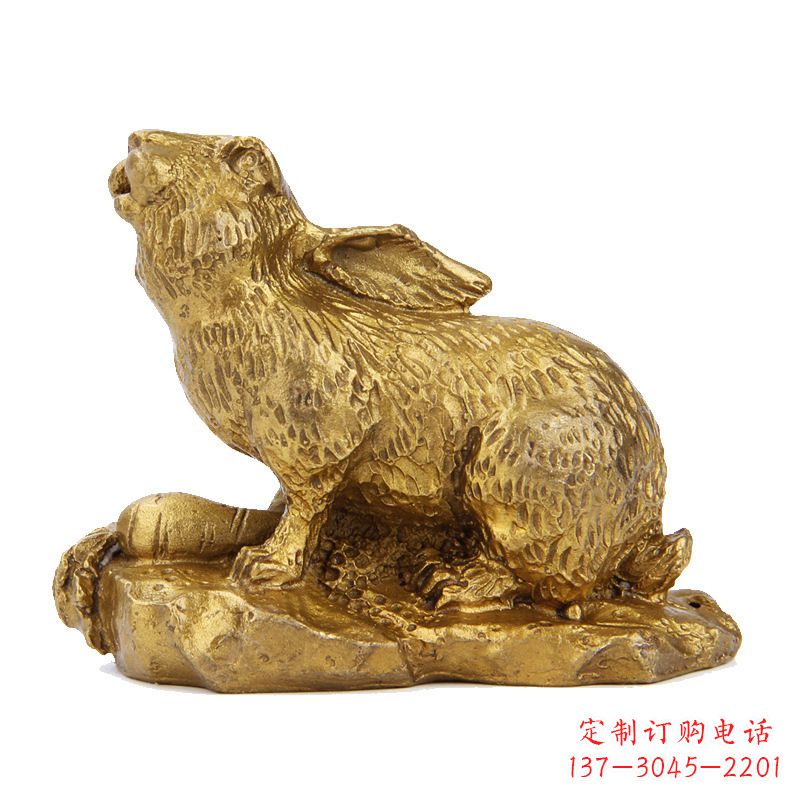 山西精美铸铜鎏金动物雕塑