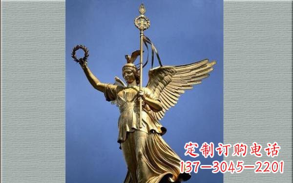 山西优雅的胜利女神铜雕