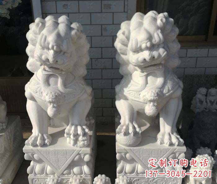 山西狮子门口石雕,工艺精湛品质卓越