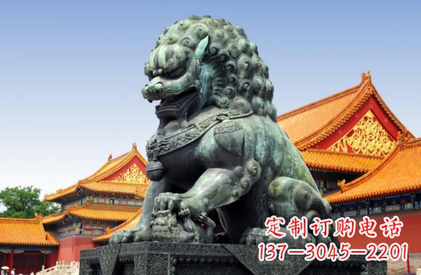 山西贵族气派,古典青铜狮子雕塑