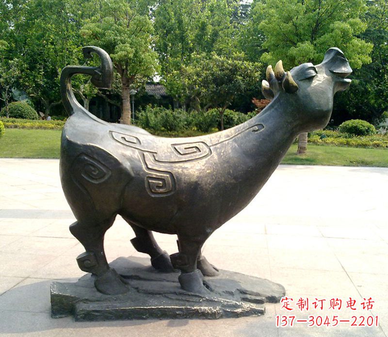 山西十二生肖铜雕塑,中领领先一步