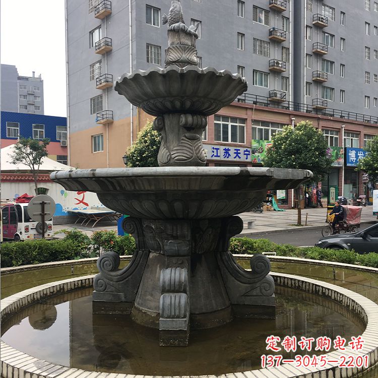 山西石材石雕喷泉:高品质的室外装饰艺术品