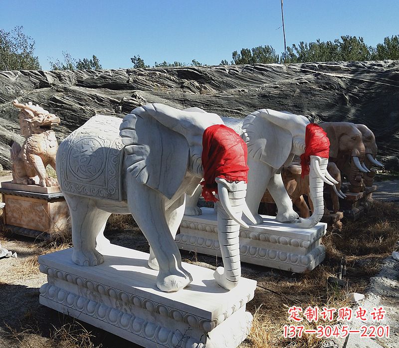 山西石雕大象别墅,集象美于一体