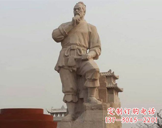 山西重拾古代风采,中领雕塑打造高贵的鲁班雕塑