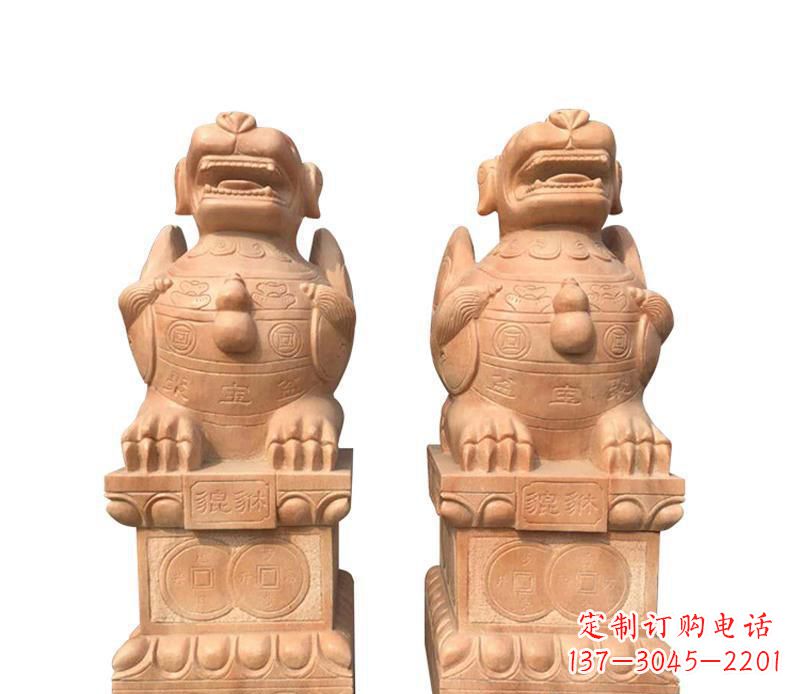 山西精美貔貅雕塑，让太古神兽在家中常伴