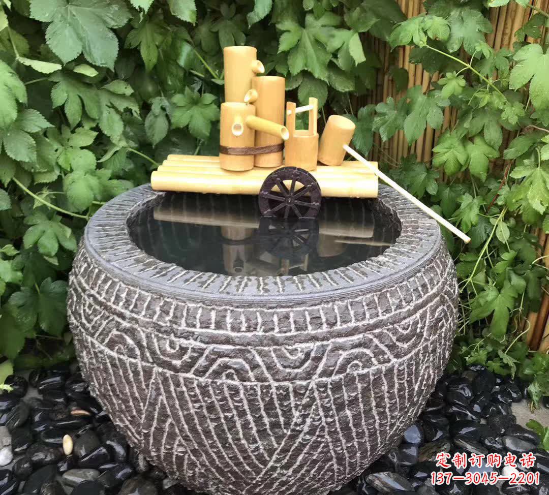 山西异彩纷呈的水缸雕塑