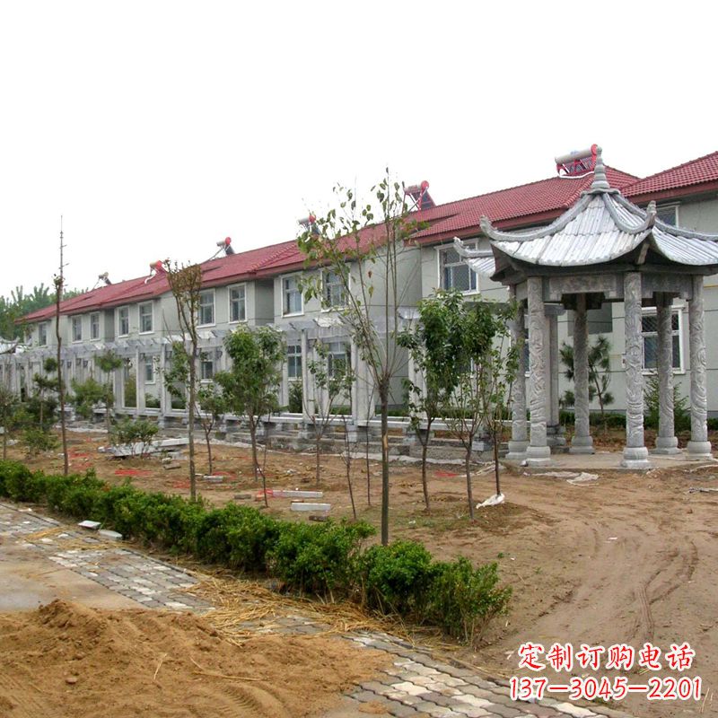 山西中领雕塑打造精美凉亭雕塑