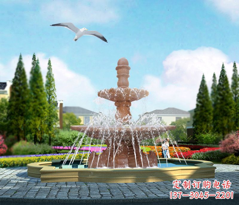 山西石雕流水招财喷泉