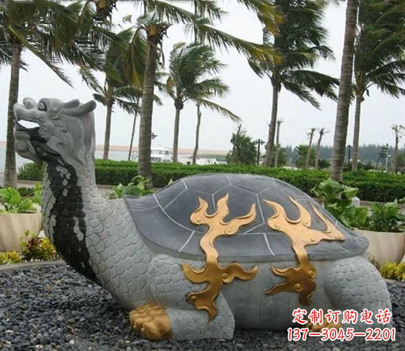 山西石雕龙龟