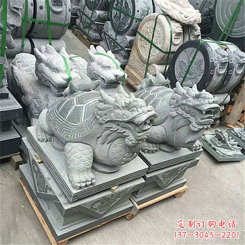 山西精美的乌龟石雕精品