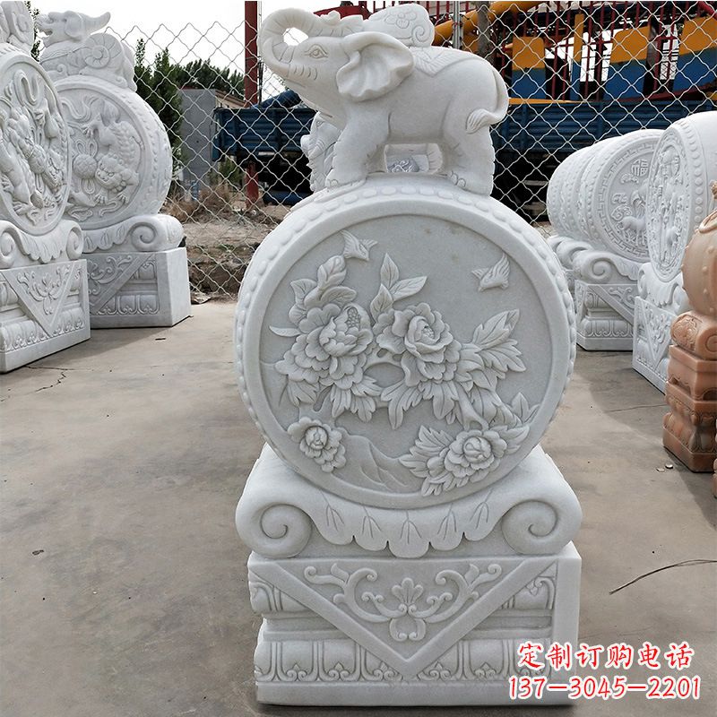 山西精美门墩雕塑,增添独特气质
