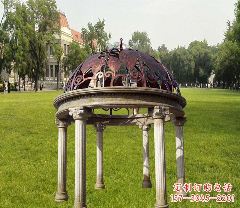 山西优质石雕凉亭,添彩美景