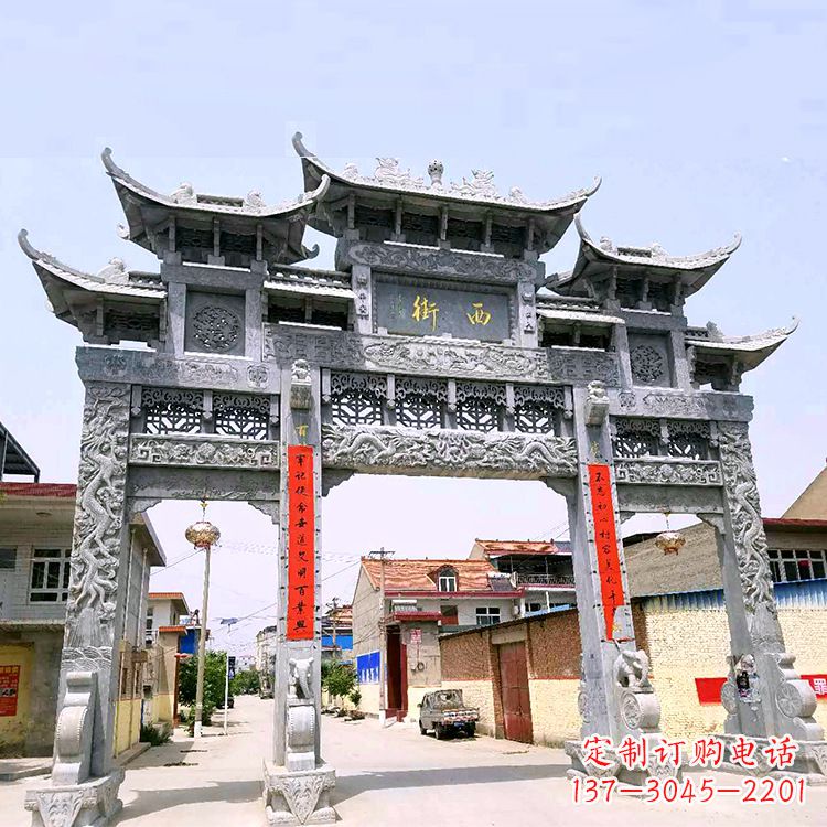 山西[经典领航，高品质石雕牌坊雕塑]